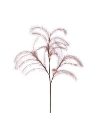 STIEL PAMPASGRAS KÜNSTLICH ROSA MIT LED 130CM