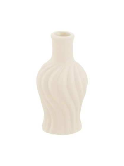 MINI VASE KERAMIK GEDREHT ROSA NUDE DIA 4.5CM X 8.5CM