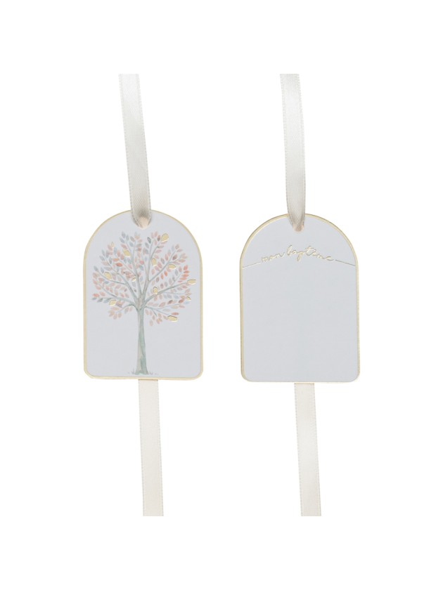 8 ETIKETTEN KARTON MIT BAND MEINE TAUFE 4CM X 6CM