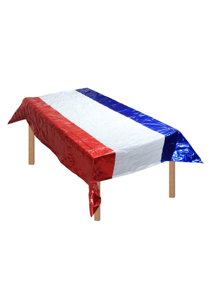 NAPPE BRILLANTE SUPPORTER FRANCE 100CM X 263CM