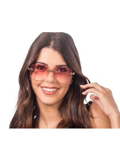PINK GRADIENT LENSES GLASSES 15CM X 14CM X 5.3CM
