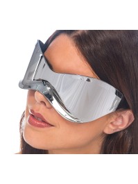 LUNETTES MASQUE SANS MONTURE EFFET MIROIR ARGENT 15CM X 16CM X 7.5CM