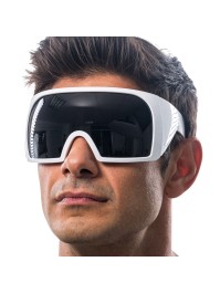LUNETTES MASQUE AVEC MONTURE BLANCHE 15CM X 16CM X 8.2CM