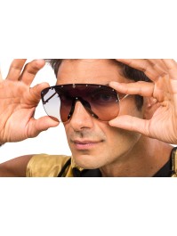 RAPPER GLASSES WITH GRADIENT LENSES 14.5CM X 13.7CM X 7CM