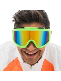 LUNETTES MASQUE DE SKI VERT FLUO TU - AJUSTABLE