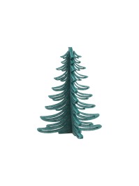 TANNE FILZ 3D DURCHBROCHEN GRÜN 18CM X 18CM 23CM