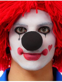 SET 12 NASE AUS CLOWN SCHWARZ IN SCHAUM 