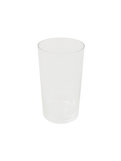 GLASS CANDLEHOLDER  DIA 5CM X 10CM
