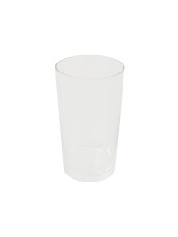 GLASS CANDLEHOLDER  DIA 5CM X 10CM