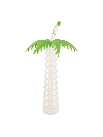 BEHÄLTER PALME MIT STROH DIA 8.8CM X 27CM