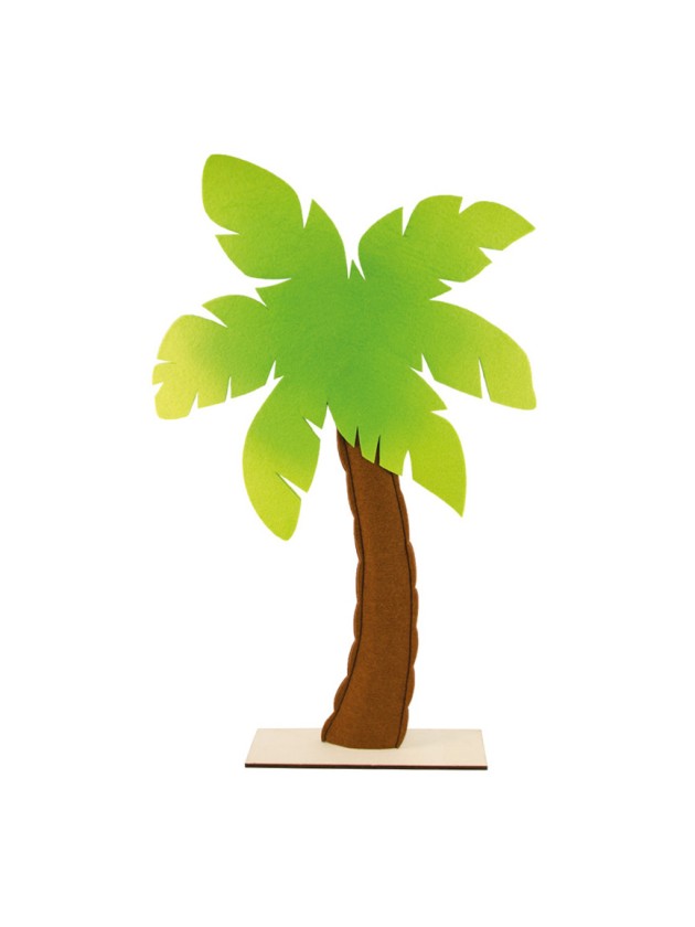 PALME FILZ S/HOLZFUSS 41X71CM