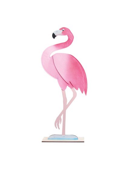 FLAMINGO ROSA FILZ 30CM X 9CM X 80CM