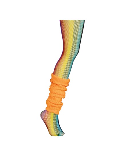 ÜBERSTIEFEL TRICOTEES NEON ORENGEL Einheitsgröße