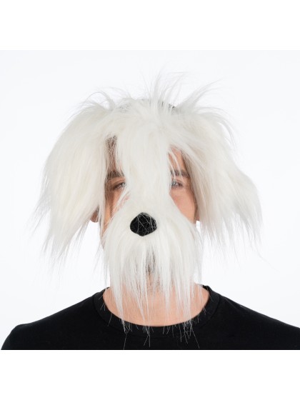 MASKE HUND WEISS 