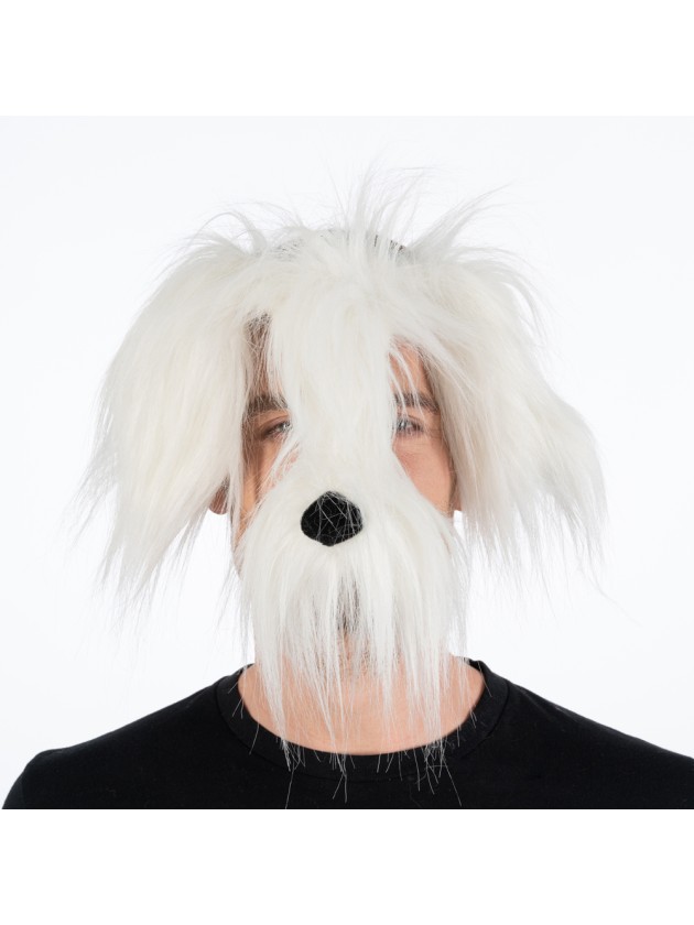 MASKE HUND WEISS 