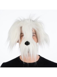 MASKE HUND WEISS 