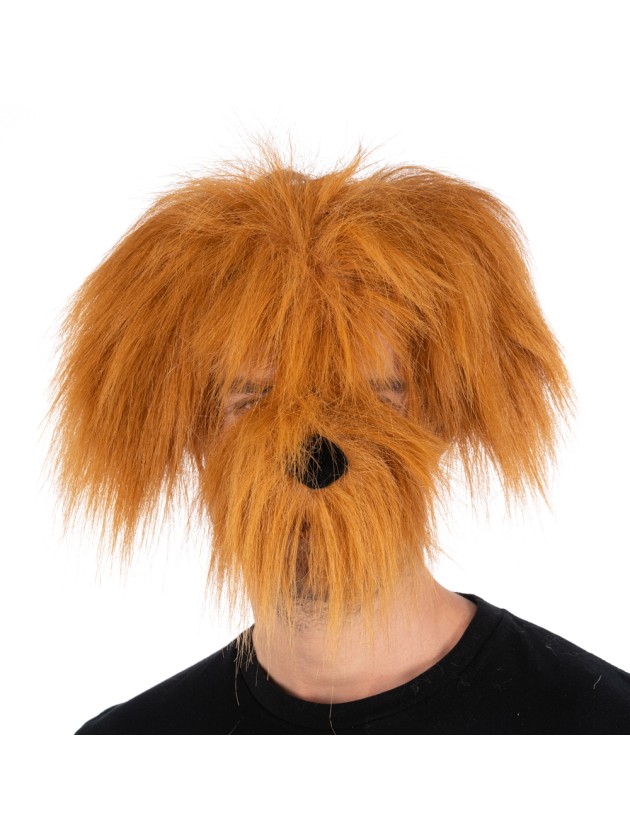 MASKE HUND BRAUN 