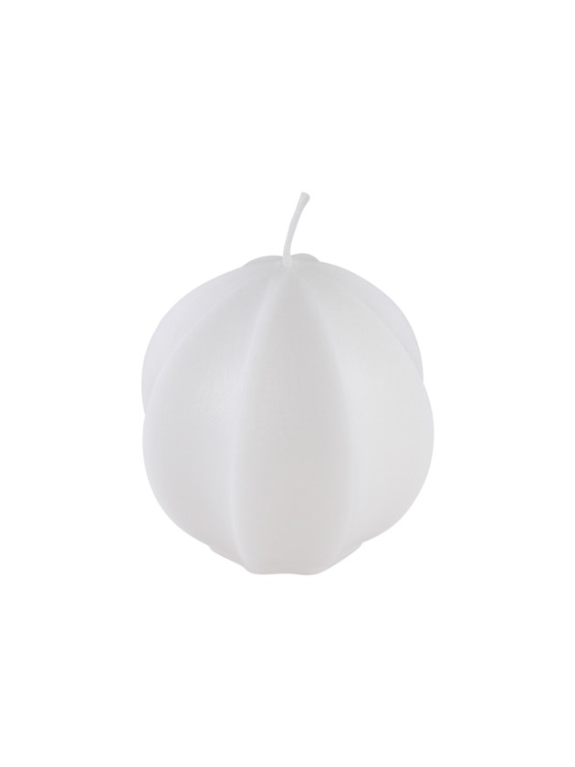 BOUGIE CARAMBOLE BLANC 7.1CM X 7.1CM X 7.2CM