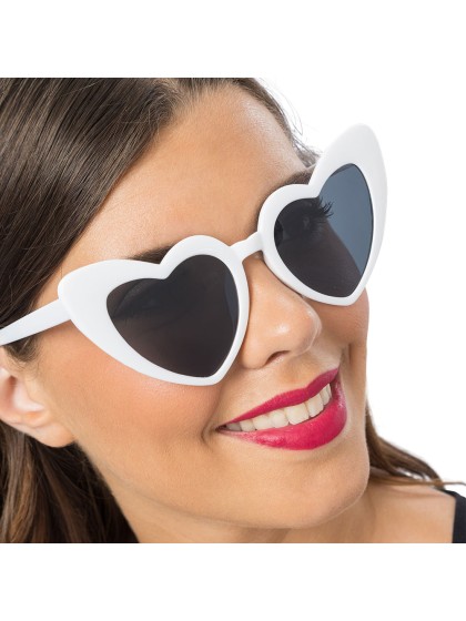 BRILLE FASSUNG HERZ WEISS 15CM X 14.5CM X 6CM
