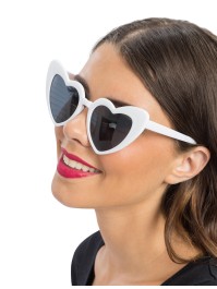 BRILLE FASSUNG HERZ WEISS 15CM X 14.5CM X 6CM