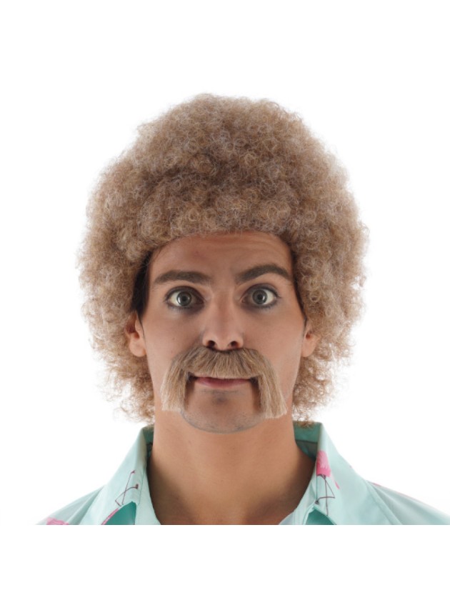 JEFF WIG AND MOUSTACHE 