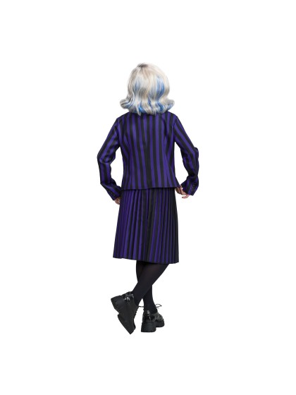 UNIFORME SCHWARZ / VIOLETT 3 TEILE WEDNESDAY - WEDNESDAY © 152CM