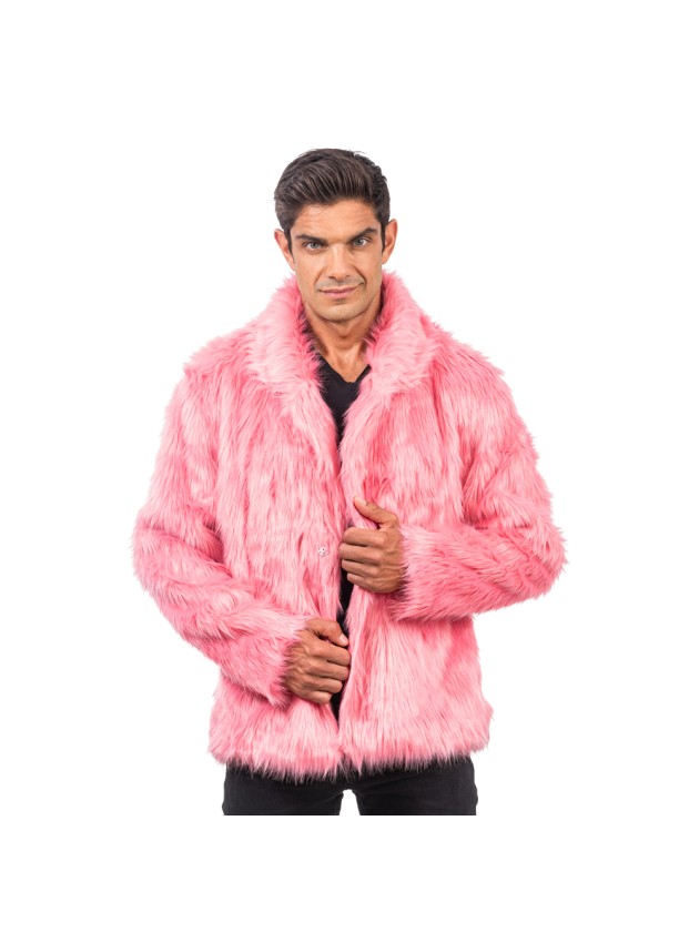 MANTEL KUNSTFELL ALT ROSA S