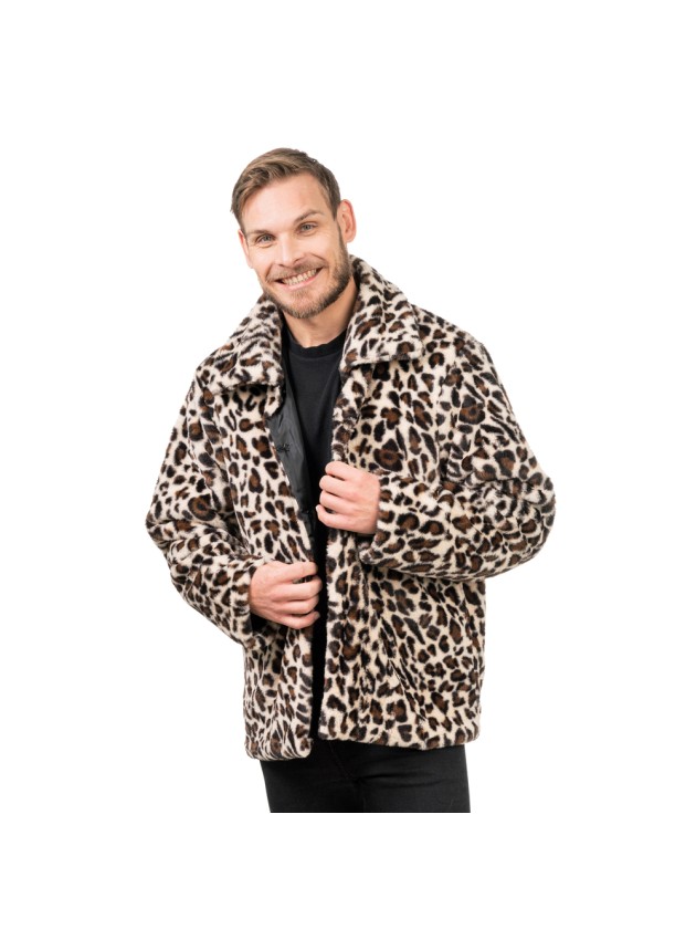 MAN LEOPARD JACKET L