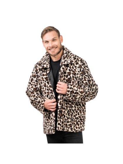MAN LEOPARD JACKET M
