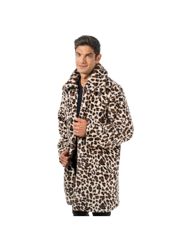 MAN LEOPARD COAT M