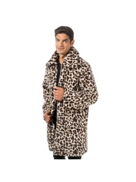 MANTEAU IMPRIME LEOPARD HOMME XL