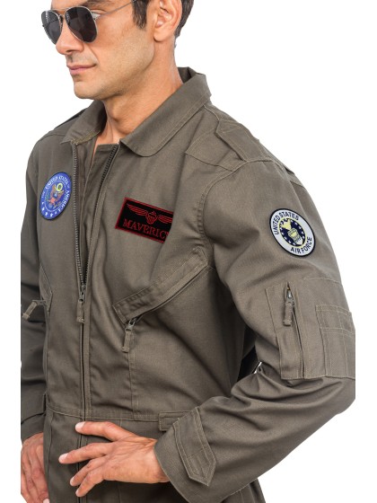 JET FIGHTER PILOT JUMPSUIT L