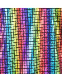 MULTICOLOR SLEEVELESS JACKET WITH HOOD M