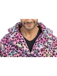 JACKE BEDRUCKT LEOPARD MEHRFARBIG MANN M