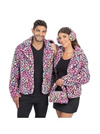 JACKE BEDRUCKT LEOPARD MEHRFARBIG MANN M