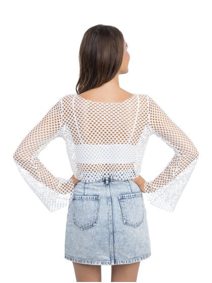 TOP NETZ WEISS S-M