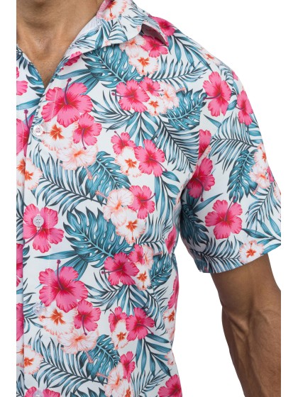 HEMD HAWAIENNE HIBISCUS L