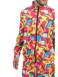ENSEMBLE JOGGING RETRO ANNEES 80 - 90 2 PIECES XL