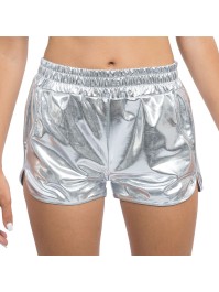 SHORT METALLISCH SILBER M