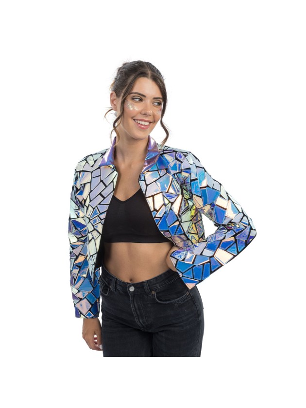 WOMAN HOLOGRAPHIC JACKET M