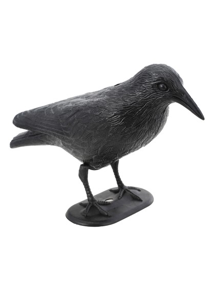 CORBEAU PLASTIQUE NOIR 32CM X 10CM X 20CM