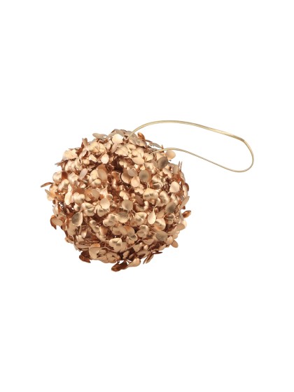 BOULE DE BUIS OR MAT DIA 13CM
