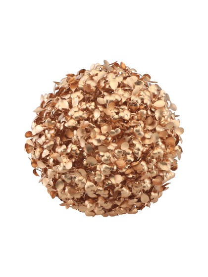 BOULE DE BUIS OR MAT DIA 18CM