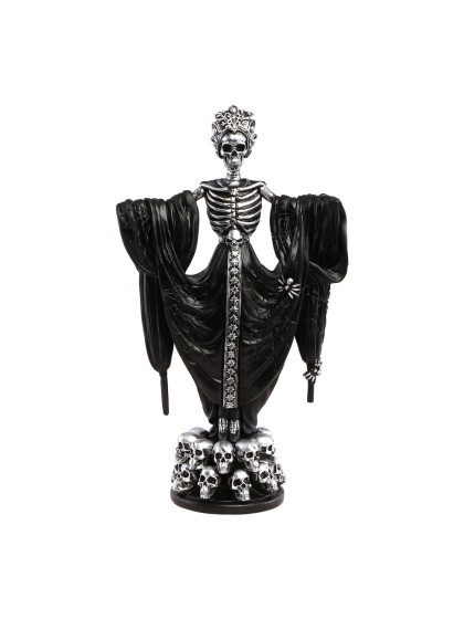 STATUE SKELETON QUEEN 21CM X 10.5CM X 36,5CM