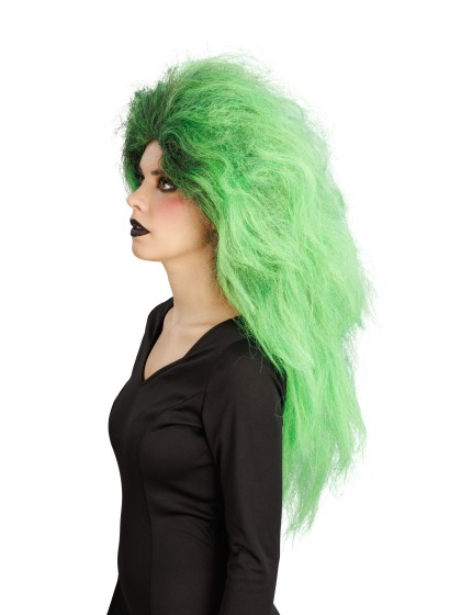 GREEN HAIR WITCH WIG 65CM