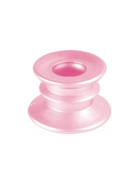 KERZENHALTER SUEDE ROSA PALE PERLMUTT DIA 6CM X 4CM