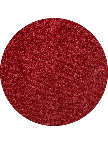 6 PLACEMATS GLITTER PREMIUM DARK RED DIA 34CM