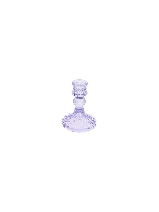 LAVENDER CANDLE HOLDER DIA 8CM X 10.5CM