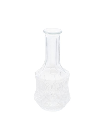 SOLIFLORE VERRE ANTIQUE TRANSPARENT DIA 10CM X 21.5CM