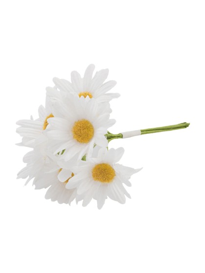BLUMENSTRAUSS 6 MARGERITEN WEISS 8.5CM X 3.5CM X 11CM
